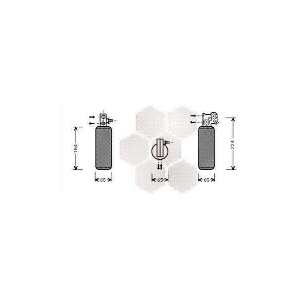 Van Wezel 4300D254 - Essiccatore Aria Condizionata Oe 7701038394 Per Espace Iii (Je), Laguna I-image