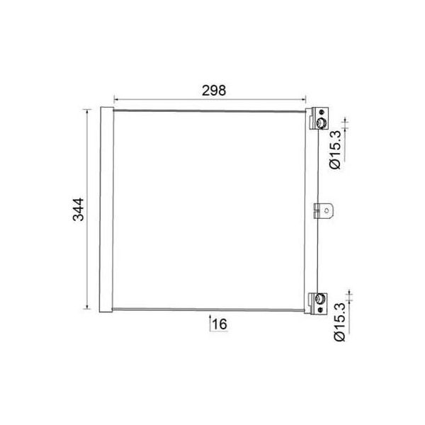 Mahle Ac 948 000S - Condensatore Aria Condizionata Oe 99157311102 Per 911 (991), Boxster (981), Cayman (981)-image