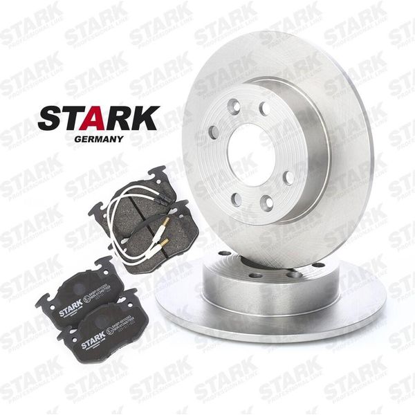 Stark SKBK-1090127 - Dischi E Pastiglie Freno Oe 7700716947 Per Clio I, Rapid, Twingo I (C06), Twingo I (S06)-image