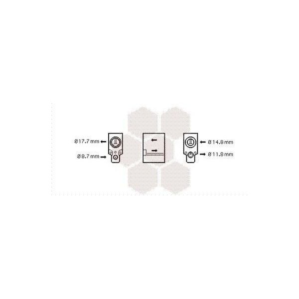 Van Wezel 43001335 - Oe 7701040563 Valvola Di Espansione, Impianto Di Climatizzazione Per Megane I-image