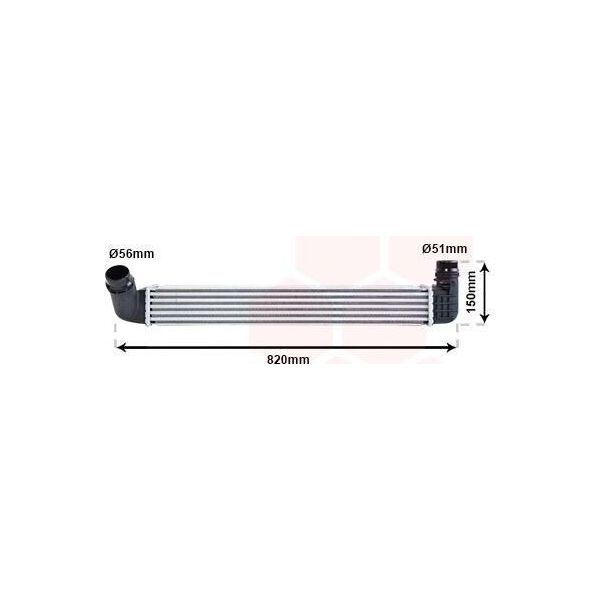 Van Wezel 43004461 Intercooler Llk Per Renault Fluence (L3) Turbo Intercooler-image
