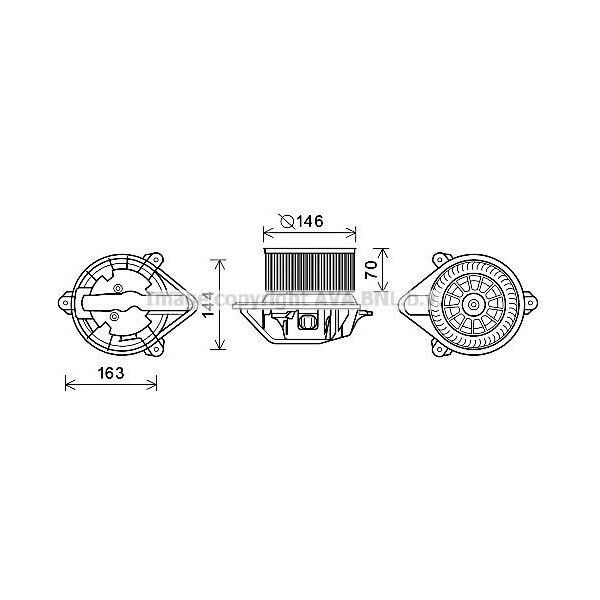 Prasco RT8577 - Motore Di Soffiaggio Oe 7701048387 Per Scenic I-image