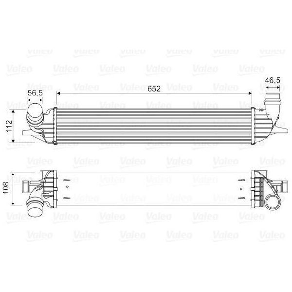 Valeo 818330 - Intercooler Oe 144960001R Per Laguna Iii-image