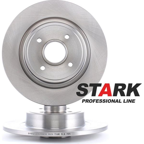 Stark SKBD-0022816 - Oe 7701 208 230 Disco Freno, Asse Posteriore Per Grand Scenic Ii (Jm), Scenic Ii-image