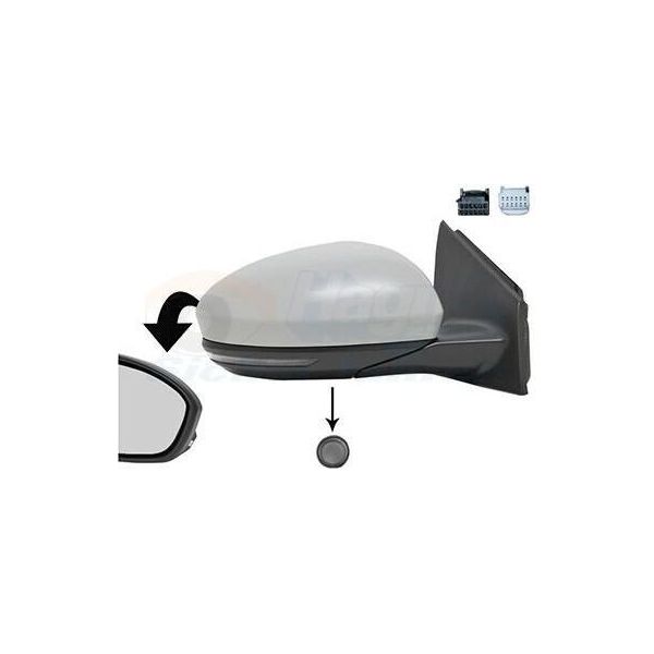 Van Wezel 4407818 - Oe 963012196R Specchio Esterno Destro Per Megane Iv-image