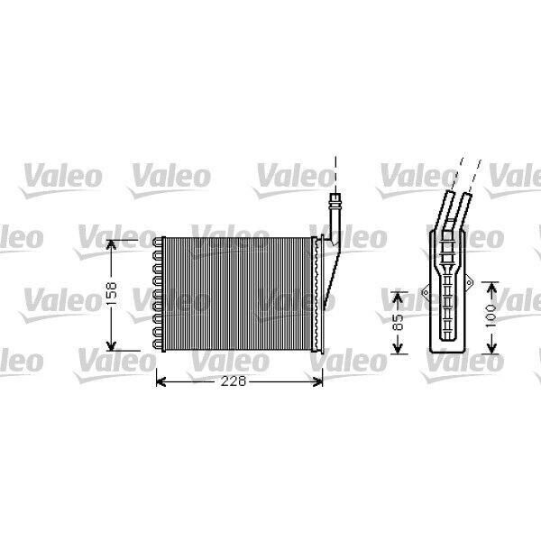 Valeo 812287 - Oe 6025370414 Scambiatore Di Calore, Riscaldatore Per Avantime (DE0), Espace Iii (Je)-image