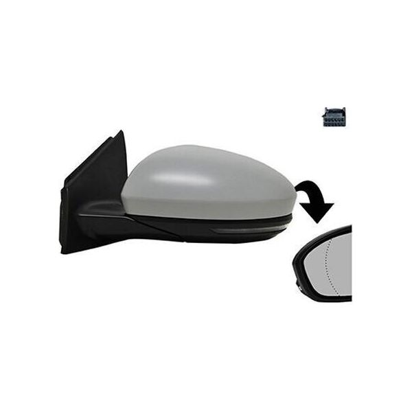 Van Wezel 4407807 - Oe 963028559R Specchio Esterno Sinistro Per Megane Iv-image