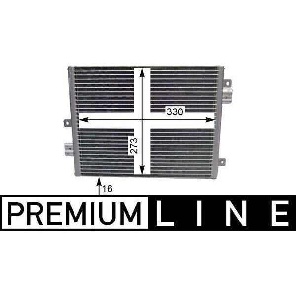 Mahle Ac 354 000P - Condensatore Aria Condizionata Oe 99657311102 Per 911 (996), 911 (997), Boxster (986), Boxster (987), Cayman (987)-image