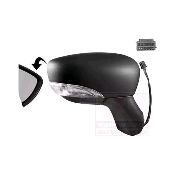 Van Wezel 4373806 - Oe 963016226R Specchio Esterno Destro Per Clio Iv-image