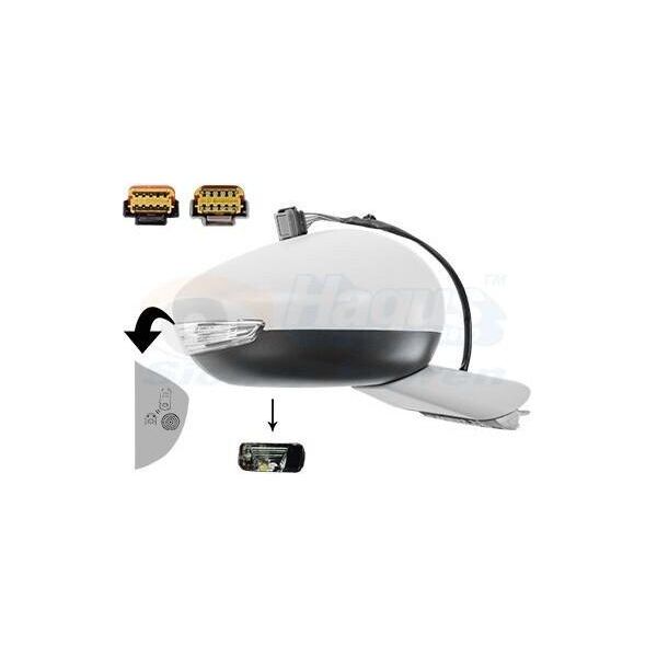 Van Wezel 4082826 - Oe 1612166880 Specchio Esterno Destro Per 508 (8D), 508 (8E)-image