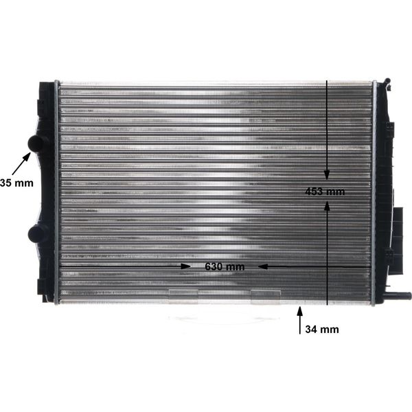 Mahle Cr 22 001S - Radiatore Oe 8200325007, Raffreddamento Motore Per Grand Scenic Ii (Jm), Megane Ii, Scenic Ii-image