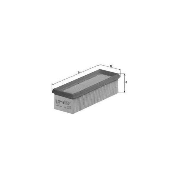 Mahle Lx 788 - Filtro Aria Oe 1654600QAL Per Clio Ii, Kangoo (Kc), Kangoo (Fc), Thalia I (Lb), Twingo I (C06), Twingo I (S06)-image
