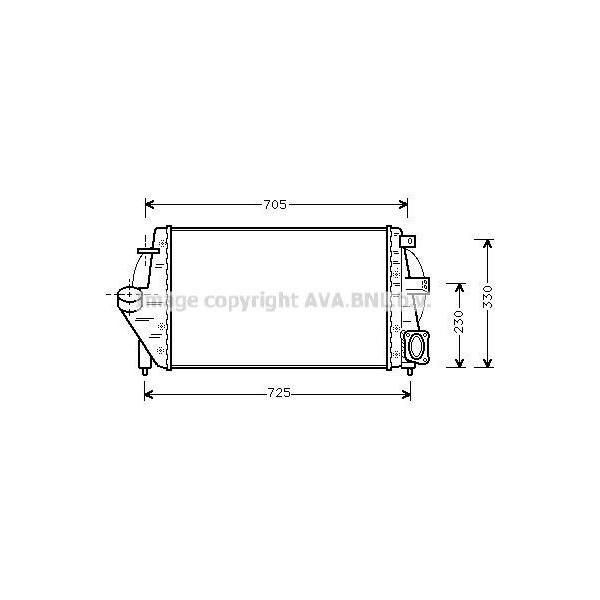 Prasco RT4212 - Intercooler Oe 7701040663 Per Espace Iii (Je), Laguna I-image