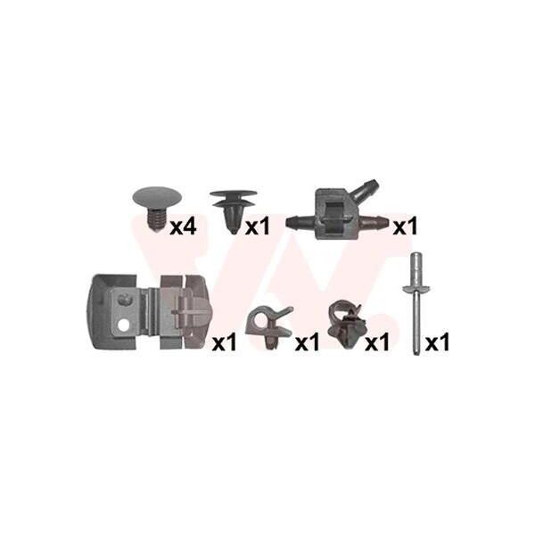 Van Wezel 4341797 - Oe 651003312R Kit Di Montaggio, Cofano Per Clio Ii-image