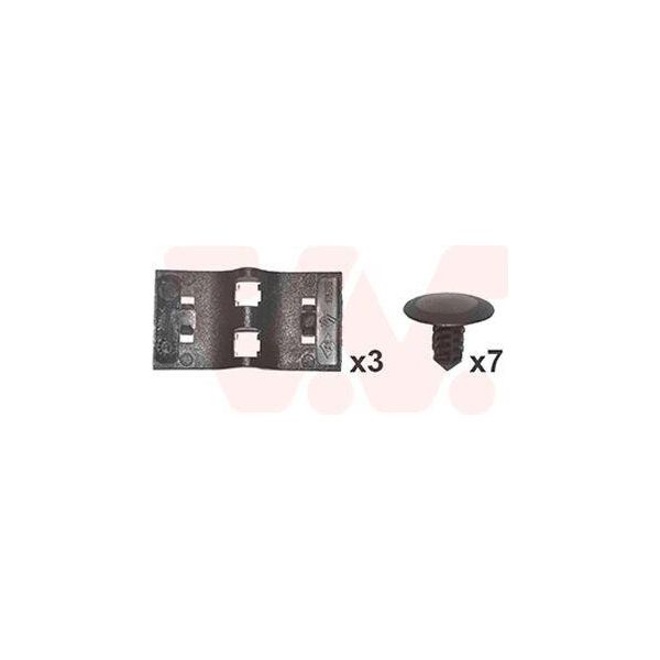 Van Wezel 4327797 - Oe 651003491R Kit Di Montaggio, Cofano Per Megane Ii-image