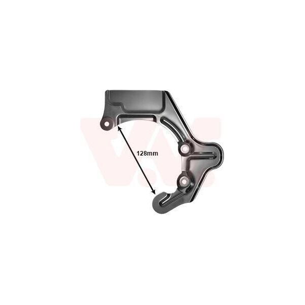 Van Wezel 5824371 - Oe 6N0615311A Piastra Di Ancoraggio, Asse Anteriore Sinistro Per Arosa (6H), Lupo (6E1, 6X1), Polo (6N)-image