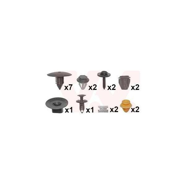Van Wezel Kit Di Montaggio, Parafango Anteriore Sinistro Per Renault Clio Iv-image