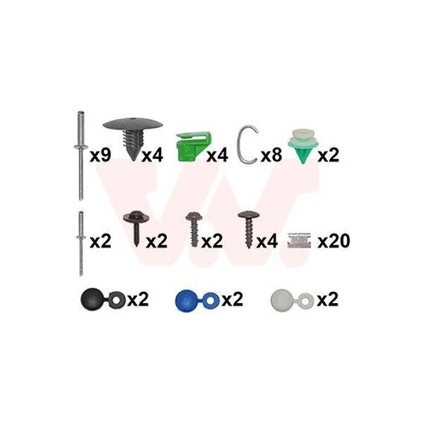 Van Wezel 4371794 - Oe 620107183S Kit Di Montaggio, Paraurti Per Twingo Ii (CN0)-image