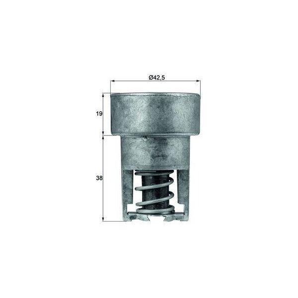 Mahle Tx 98 82 - Termostato Acqua Di Raffreddamento Oe 7700575871 Per Rapid, Espace Ii (J), Clio I, Twingo I (S06), Twingo I (C06), Trafic (P, T, V)-image