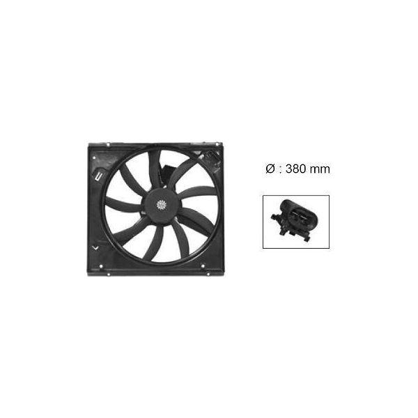 Van Wezel 4342748 - Ventola Radiatore Oe 7701046764 Per Twingo I (C06), Twingo I (S06)-image