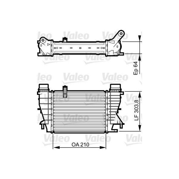Valeo 818251 - Intercooler Oe 144618748R Per Clio Iii, Modus (F/JP0)-image