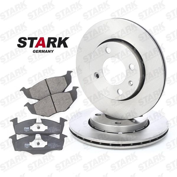 Stark SKBK-1090018 - Dischi E Pastiglie Freno Oe 6N0615301C Per Arosa (6H), Lupo (6E1, 6X1), Polo (6N), Polo (6V)-image