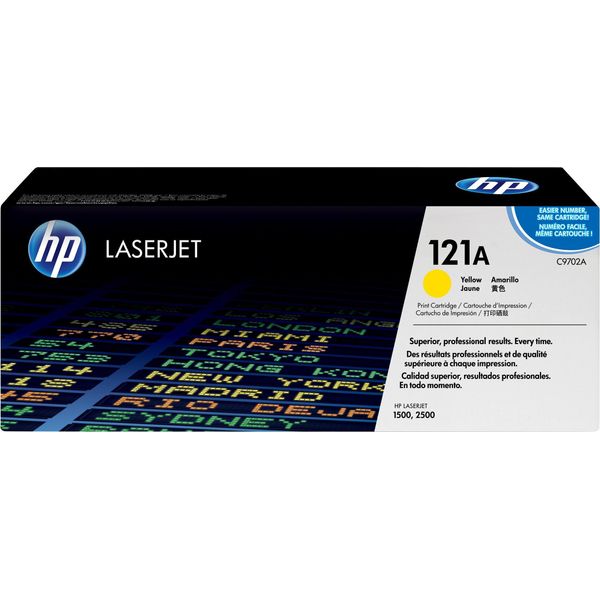 Hp 121A Cartuccia Toner Laserjet Originale Gialla Cartuccia Toner 1 Pezzo/I Giallo/I-image