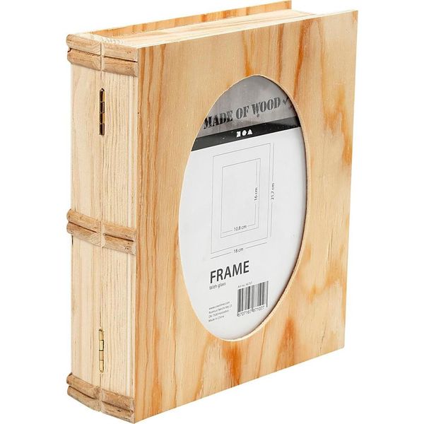 Creativ Company 56757 Creativ Company Holzbox Natur Braun Buchform-image