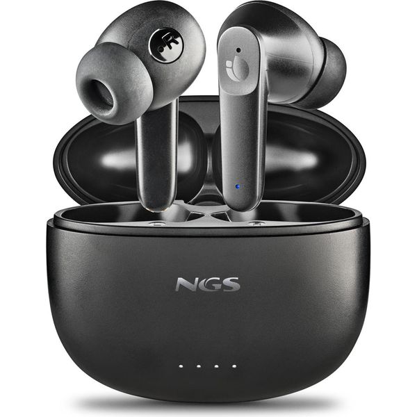 Ngs Artica Hush Auricolari Wireless Bluetooth 5.3 In-Ear Nero Anc Enc 28H Batteria-image