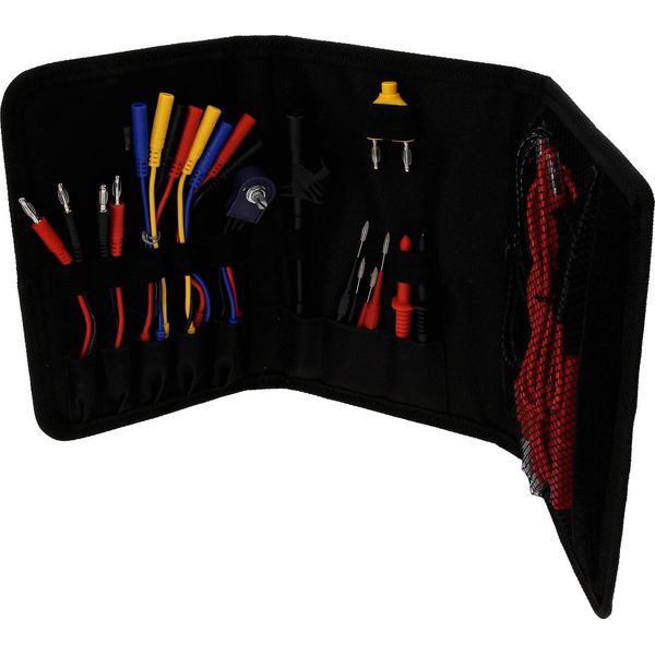 Ks-Tools 150.0895 Set Di Cavi Di Misura E Test Diagnostici Da 12/24 V, 25 Pz-image