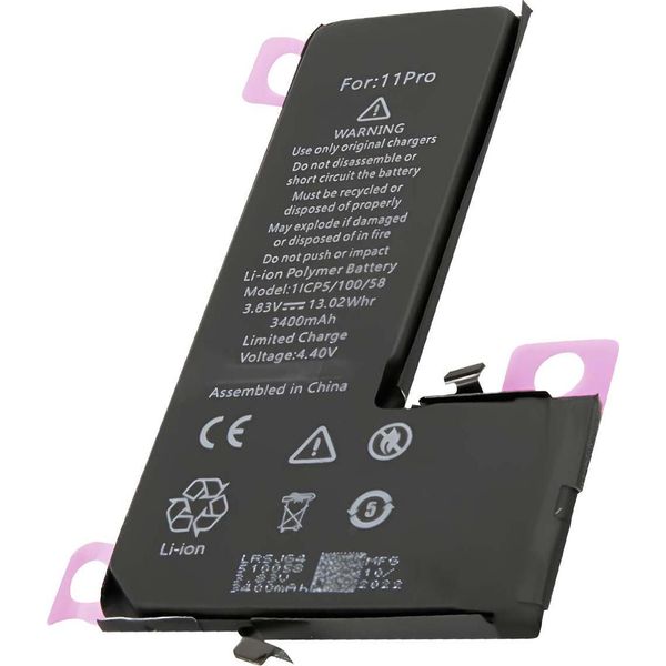 Avizar, Batteria Li-Polymer Iphone 11 Compatibile Con 3,83V 616-00659, Nero-image