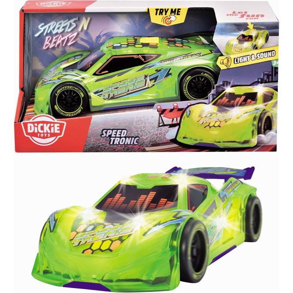 Dickie - Speed Tronic Light Racer 20 Cm A Frizione, Luci E Suoni-image