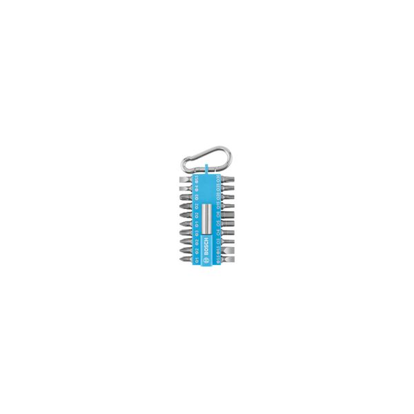 Bosch 21-Teiliges Schrauberbit-Set Mit Snap-Hook (Hellblau) Ausstellerversion (2607012001)-image
