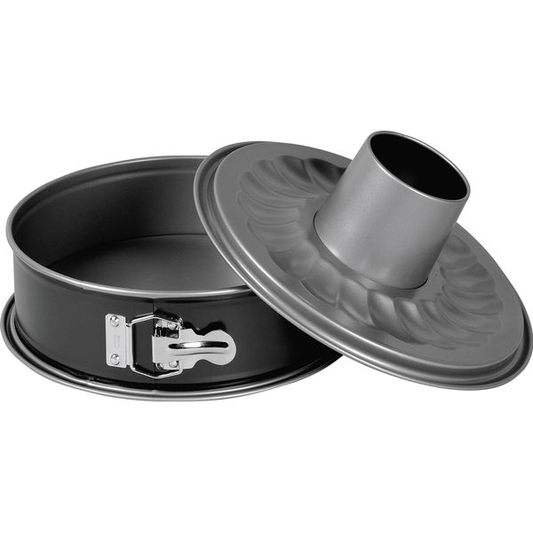 Kaiser Inspiration Teglia A Forma Di Molla Con Base Tubolare 8Cm Ø26Cm Nero 2 Pezzi-image