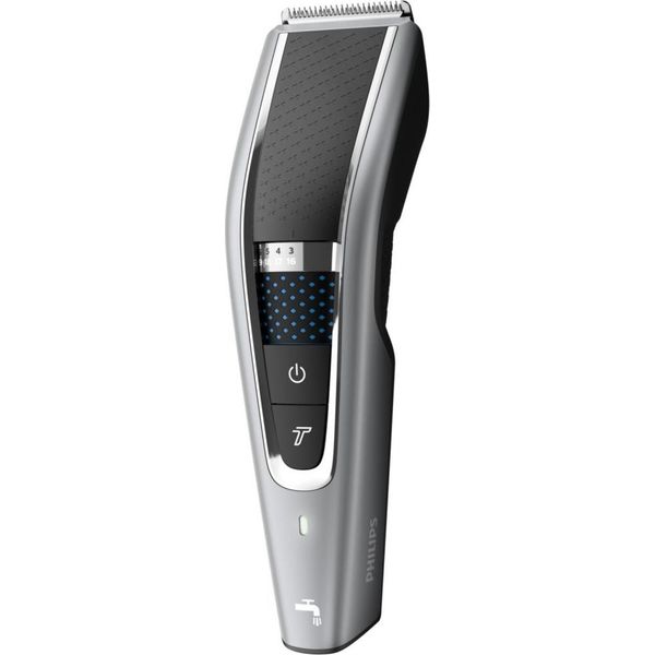 Philips Serie 5000 Tagliacapelli Lavabile Con Tecnologia Trim-N-Flow Pro, Nero, Argento, 0,5 Mm, 2,8 Cm, 4,1 Cm, Acciaio Inossidabile, Batteria Ricaricabile-image
