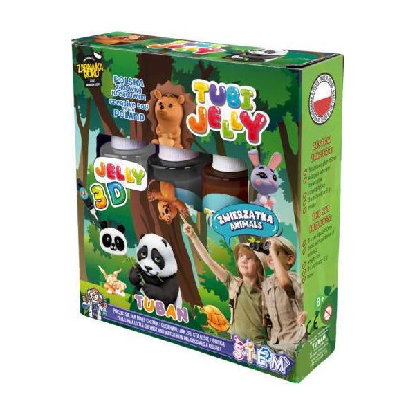Tuban Tubi Jelly Set 3 Colori Animali TU3320-image