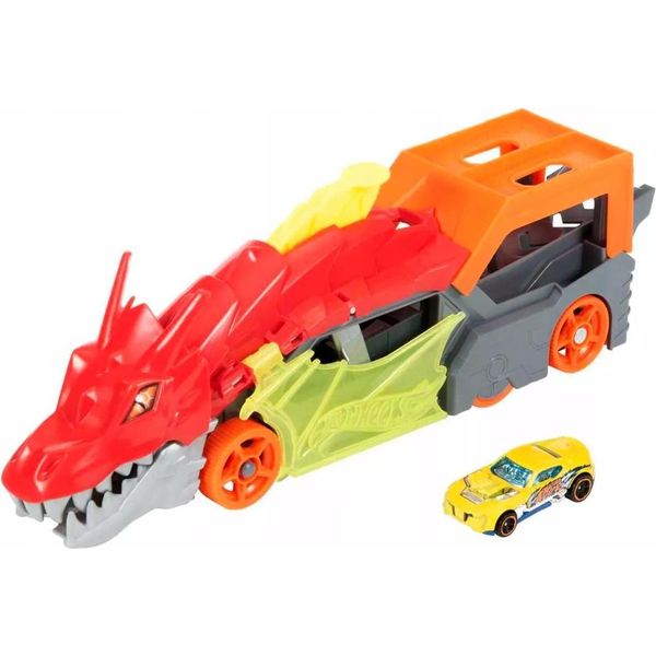 Hot Wheels Dragon GTK42 Trasportatore-Lanciatore Con Automobile-image