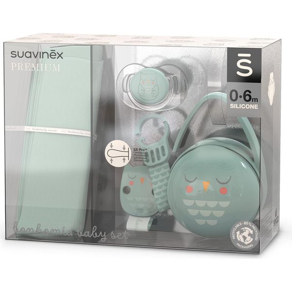 Set Regalo Per Bambini Suavinex Bonhomia Verde-image