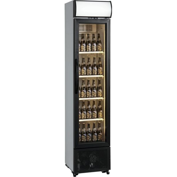 Frigorifero Per Bevande L 175 GL-LED - Con Pannello Pubblicitario, 182 Litri, Raffreddamento A Convezione-image