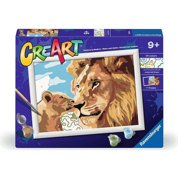 Ravensburger Creart - Mnz - Leone E Bambino-image