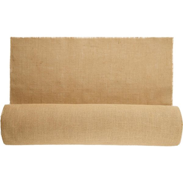 Succebuy Rotolo Di Tessuto Di Iuta 40" X 150', Rotolo Di Iuta Per Alberi, Tessuto Di Iuta Naturale Ad Alta Densità 50X50 Per Decorazione, Copertura Invernale Di Piante E Alberi, Matrimonio E Giardinaggio"-image