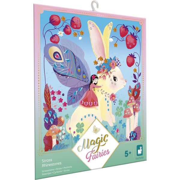 Janod Magic Fairies - Set Di Adesivi Creativi Con Strass Per Bambini Dai 5 Anni In Su-image