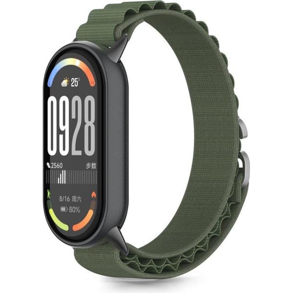Tech-Protect Watch Strap Nylon Pro Xiaomi Smart Band 8/9/10, Army Green-image
