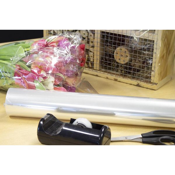 Kangaro K-95970-5 Kangaro Geschenkfolie, 25 My, Unbedruckt, 700 Mm X 5 M-image