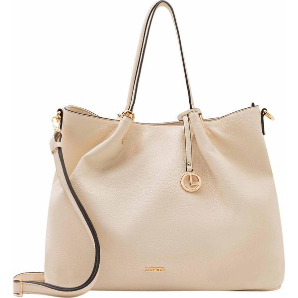 L.Credi Borsa Shopper Borsa A Tracolla Ebony Shopper Creme Avorio-image