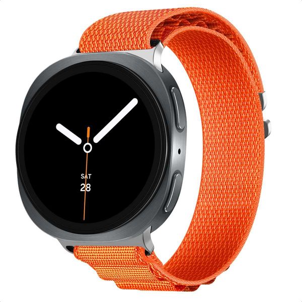 Cinturino In Nylon Alpine Imoshion Per Samsung Galaxy Watch 8 (40/44 Mm) / Classic (46 Mm) - Arancione-image