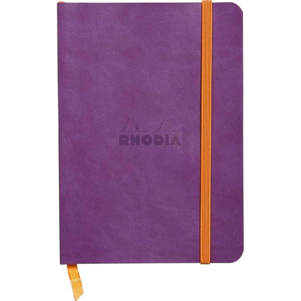 Rhodia 117819C Quaderno Rhodia Rhodiarama, Din A5, A Scacchi, Viola-image