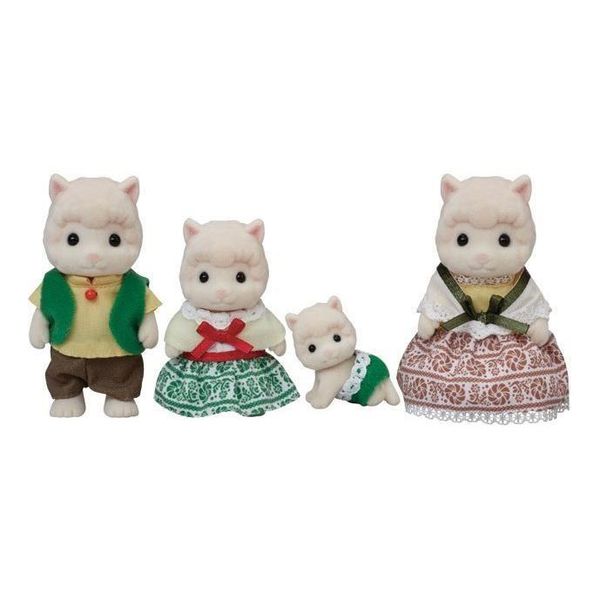 Sylvanian Families Alpaca Family Woolly, Giocattolo, Figure Da Collezione, Figure Da Gioco, 5358-image