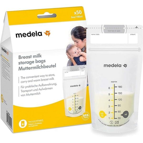 Medela Sacche Per Il Latte Materno 50 Confezioni Da 180 Ml-image