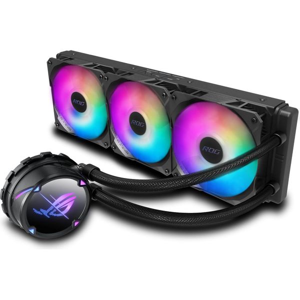 Asus Rog Strix Lc Ii 360 Argb - Sistema Di Raffreddamento A Liquido Per Processori - Dimensioni Del Dissipatore: 360 Mm - (Per: LGA1156, LGA1155, LGA2011, LGA1150, LGA2011-3, LGA1151, AM4, LGA2066, TR4, LGA1200, LGA1152, LGA1700)-image